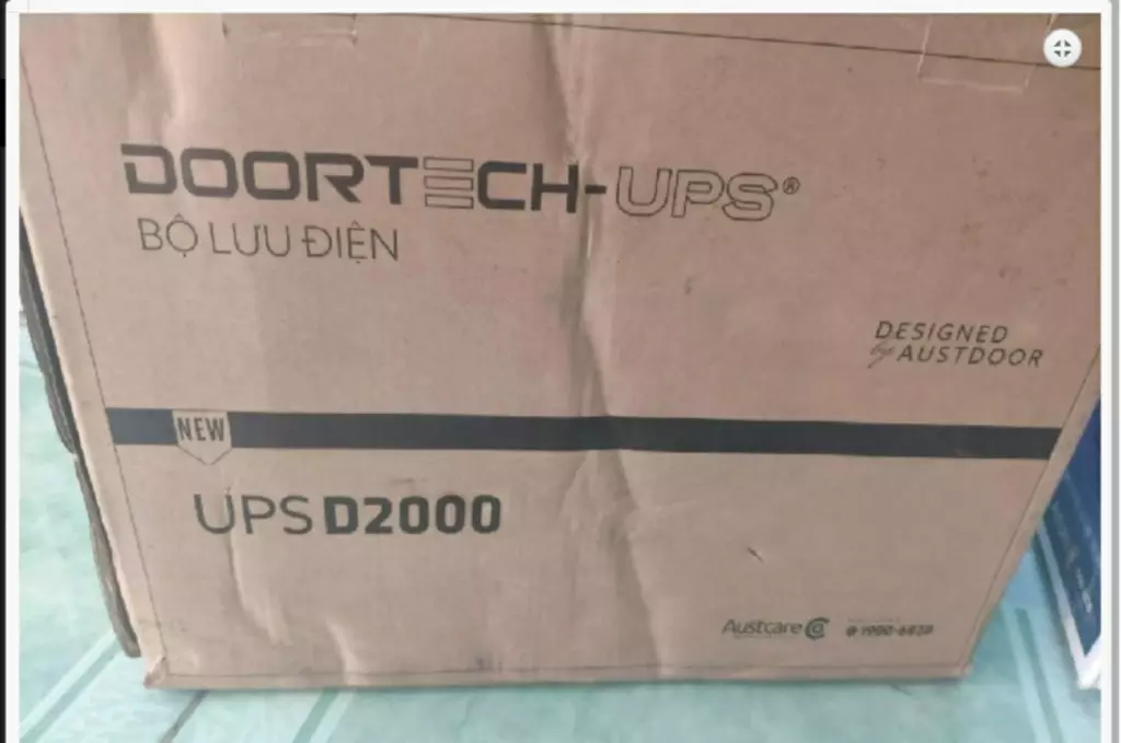 Bình Lưu Điện D2000 Doortech | UPS Cửa Cuốn Doortech